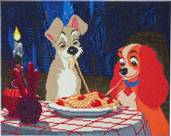 Crystal Art Kit | Diamond Painting Lady & the Tramp CAK-DNY706L