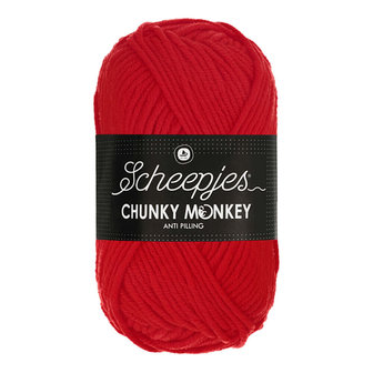 Scheepjes Chunky Monkey kleur 1010 Scarlet