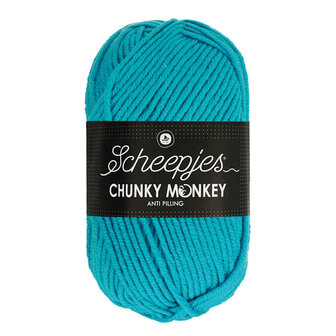 Scheepjes Chunky Monkey kleur 1068 Turquoise