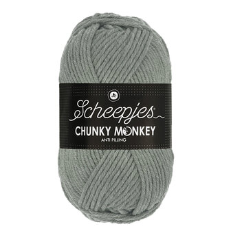 Scheepjes Chunky Monkey kleur 1099 Mid Grey