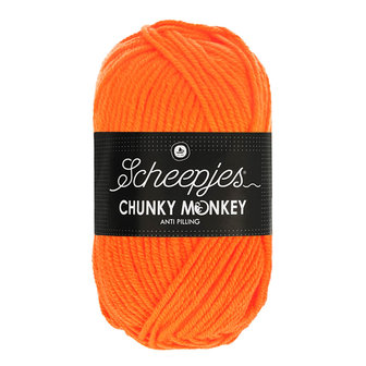 Scheepjes Chunky Monkey kleur 1256 Neon Orange