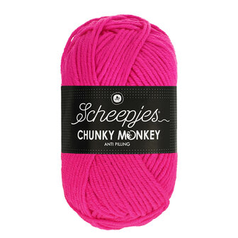 Scheepjes Chunky Monkey kleur 1257 Hot Pink