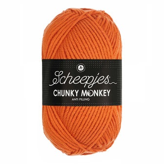 Scheepjes Chunky Monkey kleur 1711 Deep Orange