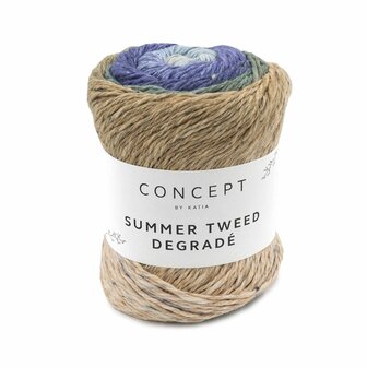 Katia Concept Summer Tweed Degrade kleur 102