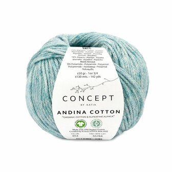 Katia Concept Andina Cotton kleur 54 Turquoise