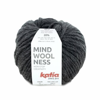 Katia Mindwoolness kleur 67 Donker grijs