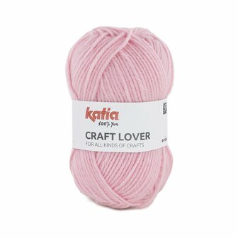 Katia Craft Lover kleur 22 Kauwgom roze