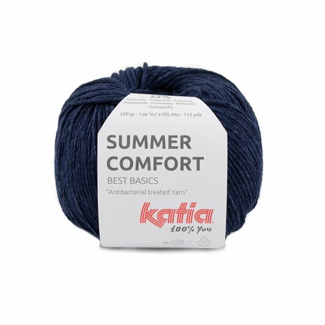 Katia Summer Comfort kleur 74 Donker Blauw