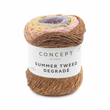 Katia Concept Summer Tweed Degrade kleur 101