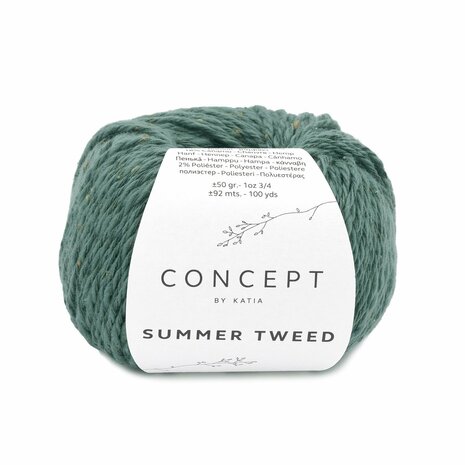 Katia Concept Summer Tweed kleur 68 Dennengroen