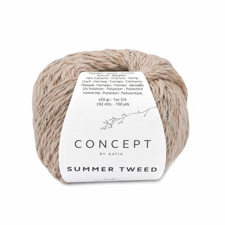Katia Concept Summer Tweed kleur 65 Beige
