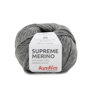 Katia Supreme Merino kleur 84 Medium grijs