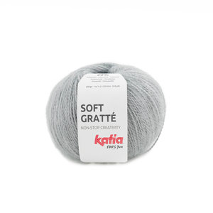 Katia Soft Gratté kleur 64 Parelmoer-lichtgrijs