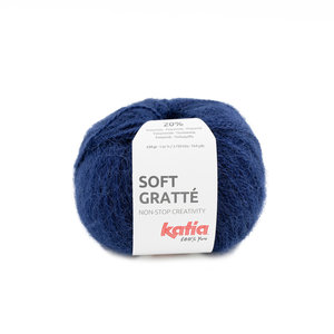 Katia Soft Gratté kleur 75 Donker blauw