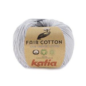 Katia Fair Cotton kleur 50 Lichtgrijs