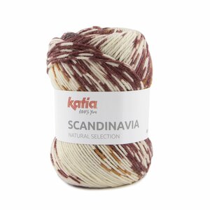 Katia Scandinavia kleur 354 Bordeauxpaars-Zwart