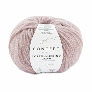 Katia Concept Cotton-Merino Glam kleur 300 Bleekrood
