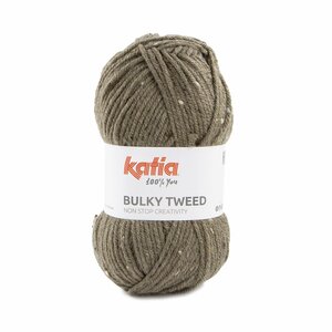 Katia Bulky Tweed kleur 206 Bleekbruin