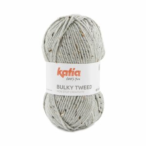 Katia Bulky Tweed kleur 201 Licht grijs