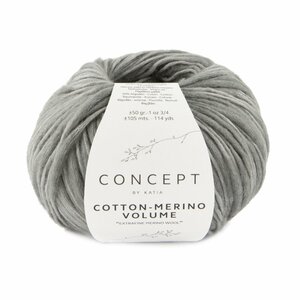 Katia Concept Cotton-Merino Volume Kleur 211 Medium grijs