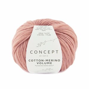 Katia Concept Cotton-Merino Volume Kleur 202 Medium bleekrood