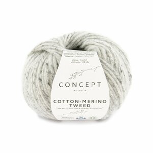 Katia Concept Cotton-Merino Tweed kleur 506 Grijs