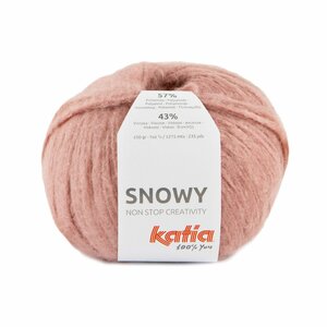 Katia Snowy kleur 106 Framboosrood