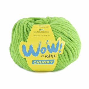 Katia WOW Chunky kleur 62 Fel Groen