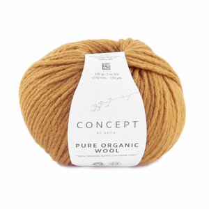 Katia Concept Pure Organic Wool kleur 53 Mosterd