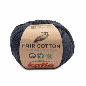 Katia Fair Cotton kleur 54 Antraciet grijs