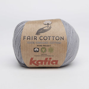 Katia Fair Cotton kleur 26 Medium Grijs