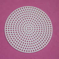 Plastic Stramien rondje 7,5 cm  