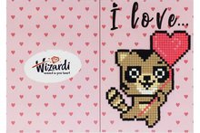 Diamond Paint Card I Love You (raccoon) WD0398