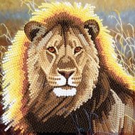 Crystal Card Kit | Diamond painting Resting Lion