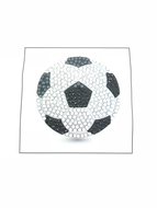 Crystal Art Motif Kit stickers | Football