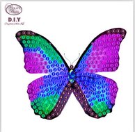 Crystal Art Motif Kit stickers | Disco Butterfly