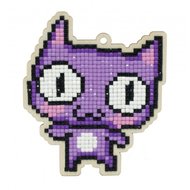 Diamond Painting Wizardi Woods | Purple Cat WWp363