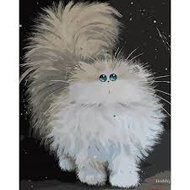 Protsvetnoy Paint by Numbers | Cute Fluffy Cat - ME1069E