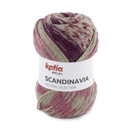 Katia Scandinavia kleur 200 Bleekrood-Parelmoer-lichtviolet