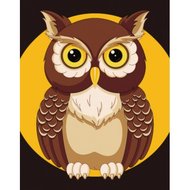 Wizardi Paint by Numbers | Owl - T16130015