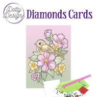 Diamond Painting Dotty Design Diamonds Cards | Birds and Flowers DDDC1015