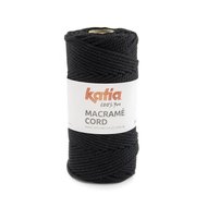 Katia Macrame Cord Kleur 119 Zwart