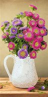 Crystal Card Kit | Diamond painting Flower Vase