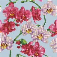 Crystal Card Kit | Diamond painting Watercolor Orchids