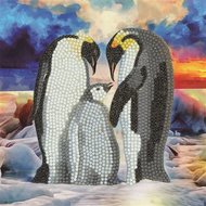 Crystal Card Kit | Diamond painting Penguin Family