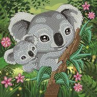 Crystal Card Kit | Diamond painting Koala Hugs