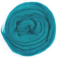 Lontwol EU 50 gram kleur 627 Deep Turquoise