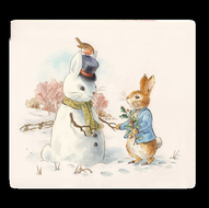 Crystal Card Kit | Diamond painting Peter And The Snow Bunny
