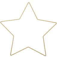 Metalen ster goud 30x28,5cm
