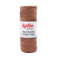 Katia Macramé Cord Fine Kleur 214 Koper Bruin